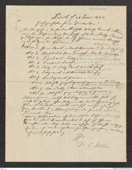 Nachlass Franz Steindachner, Brief von C. Keller an Franz Steindachner (24.06.1882), Inv.Nr. 264.02, Seite 1
